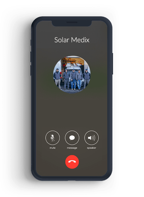 Solar Medix Calling on phone