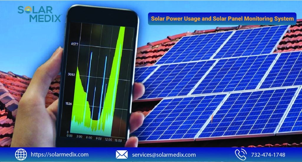 Solar Power Usage and Solar Panel Monitoring System