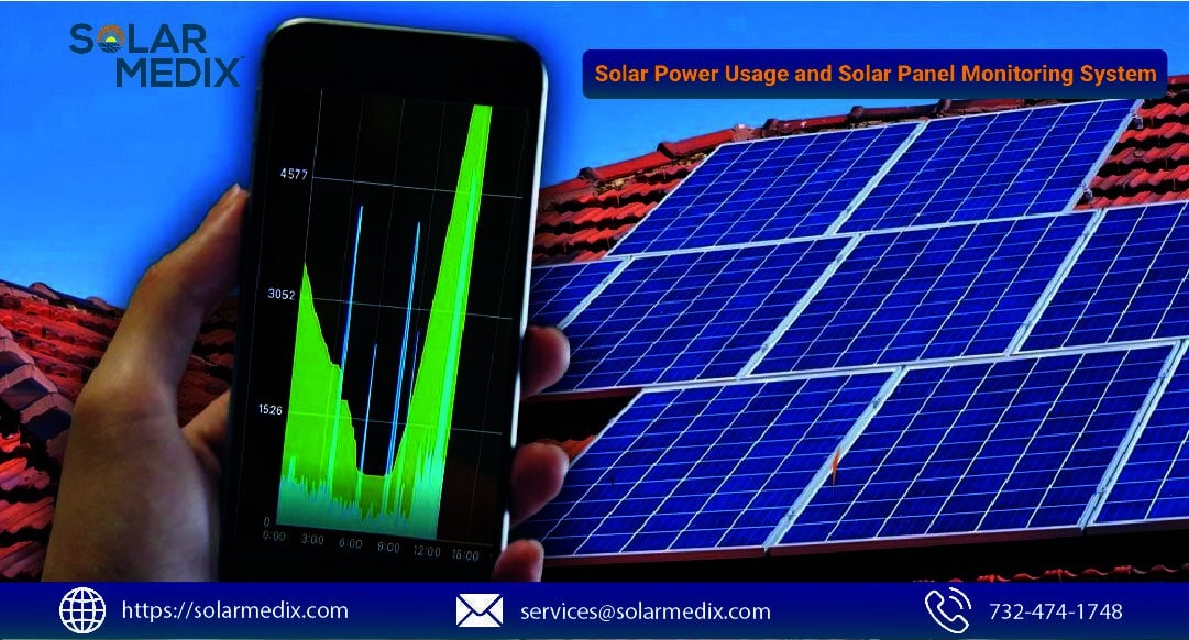 Solar Power Usage and Solar Panel Monitoring System